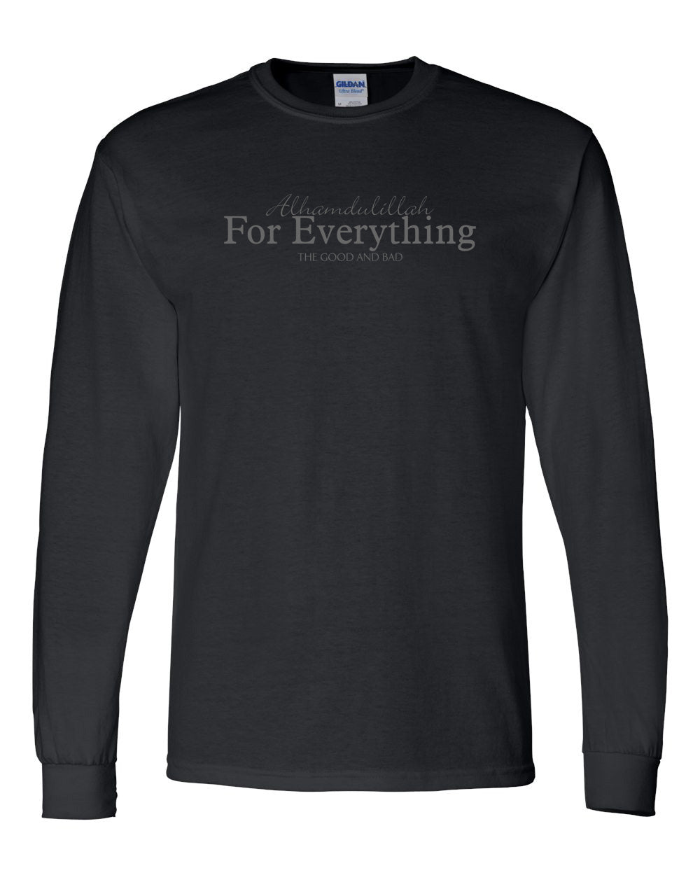 Alhamdulillah For Everything (English) Adult Long Sleeve T-Shirt