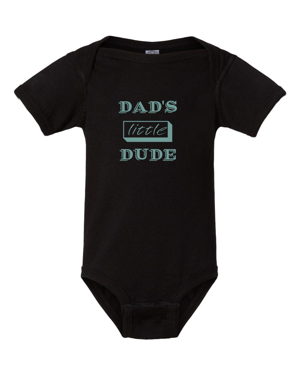 Dad's Little Dude Infant Short Sleeve Onesie