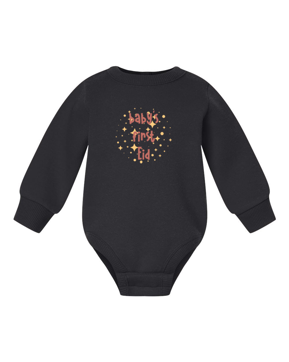 baby's first Eid Infant Fleece Long Sleeve Onesie