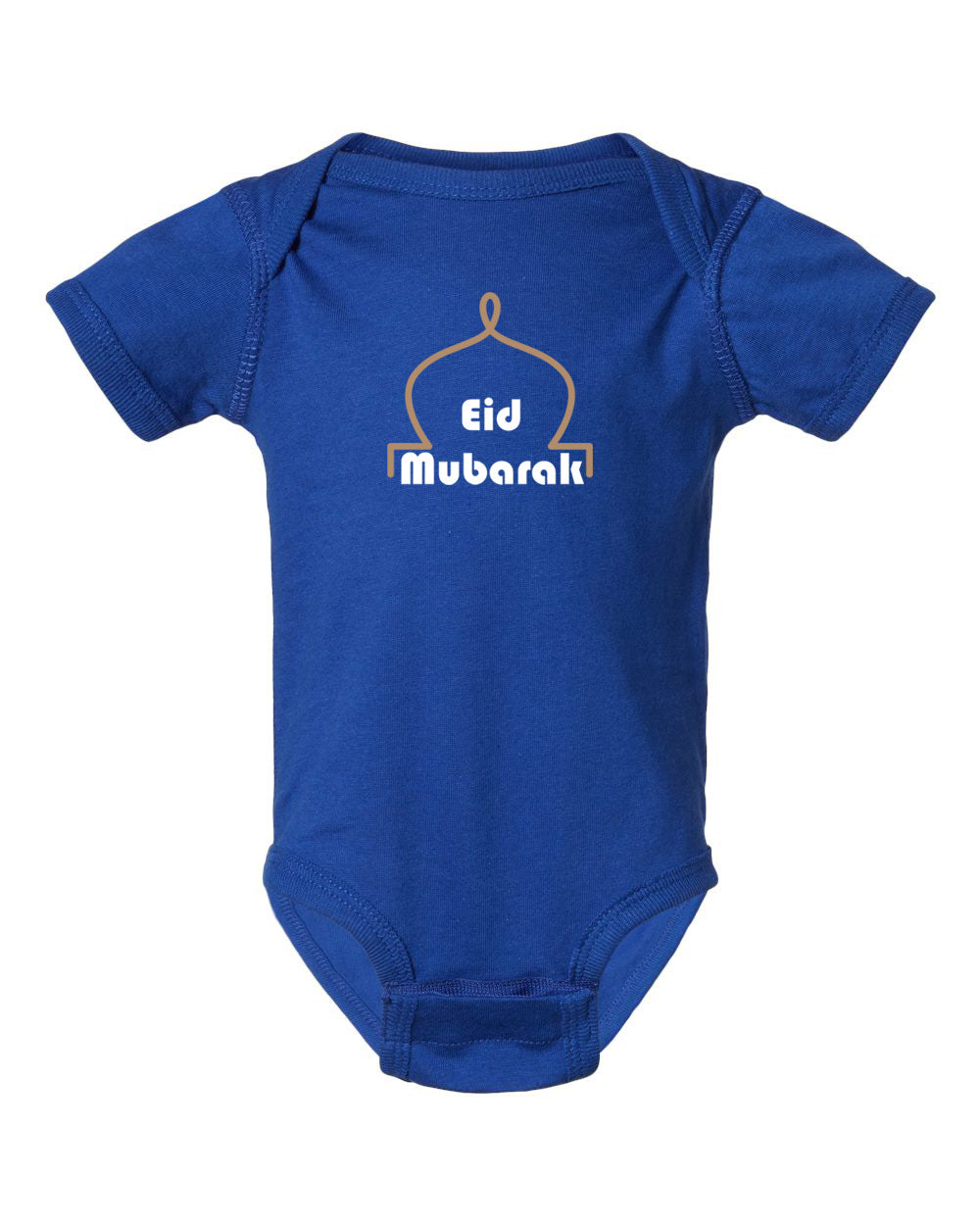 Eid Mubarak Infant Short Sleeve Onesie