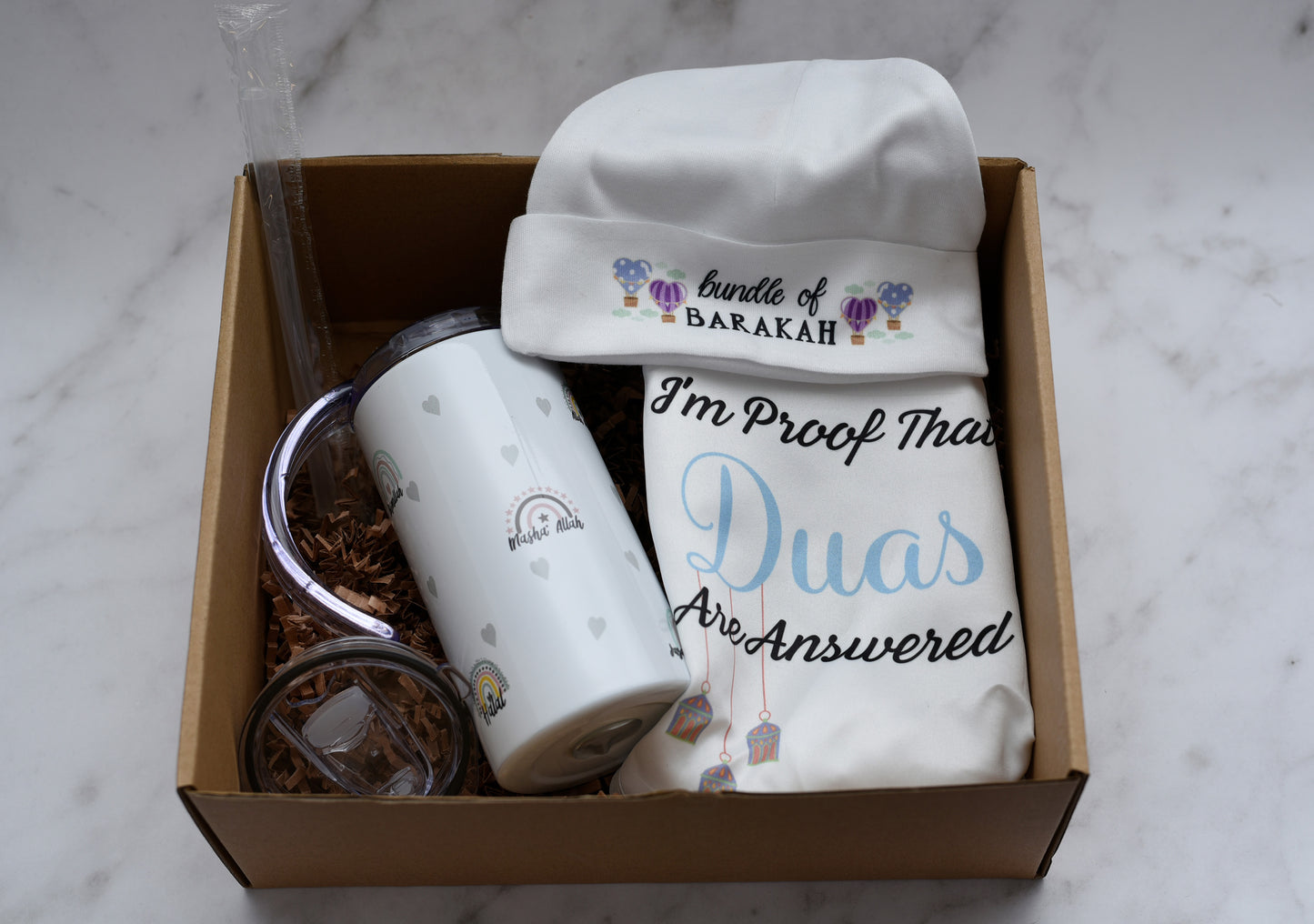 Rainbow Islamic Duas Sippy Cup Gift Set
