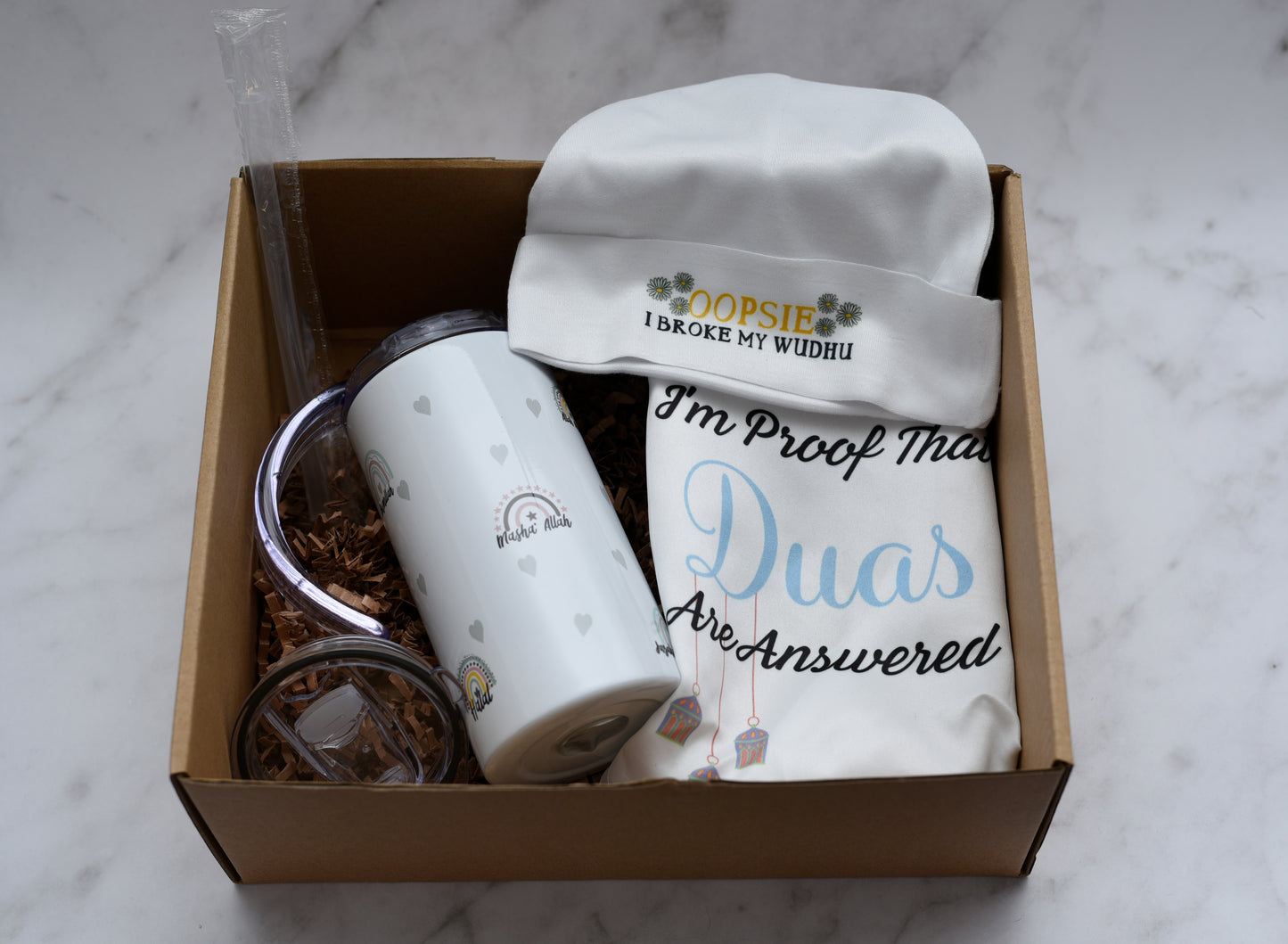 Rainbow Islamic Duas Sippy Cup Gift Set