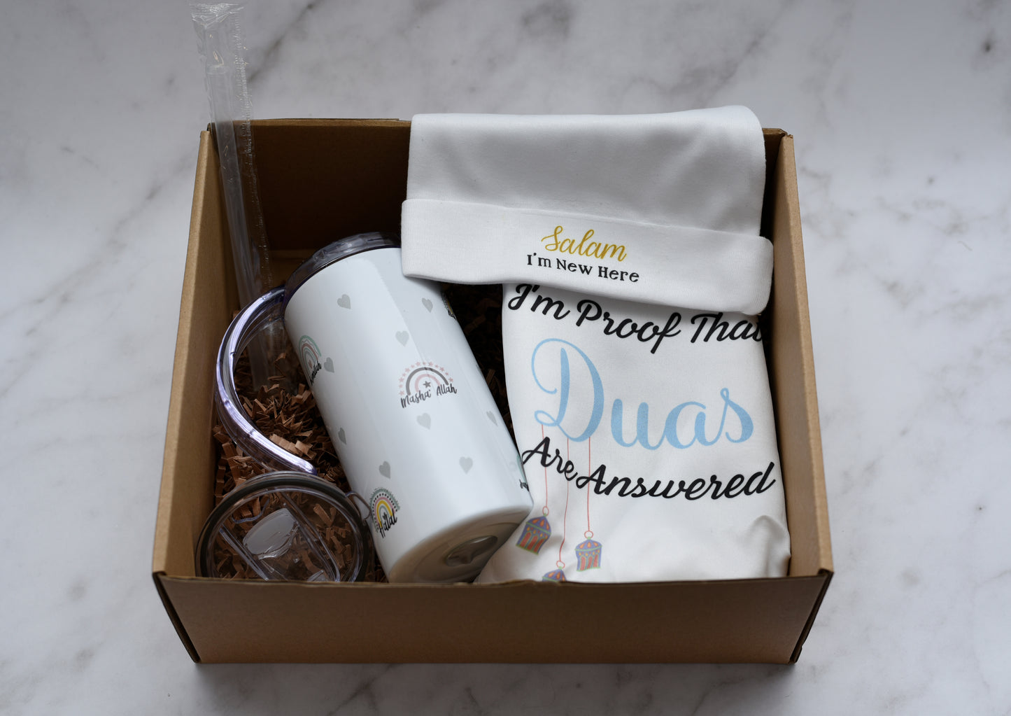 Rainbow Islamic Duas Sippy Cup Gift Set