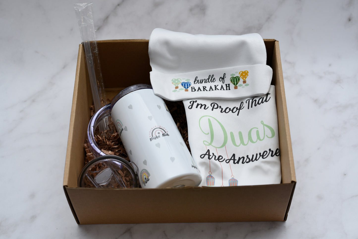 Rainbow Islamic Duas Sippy Cup Gift Set