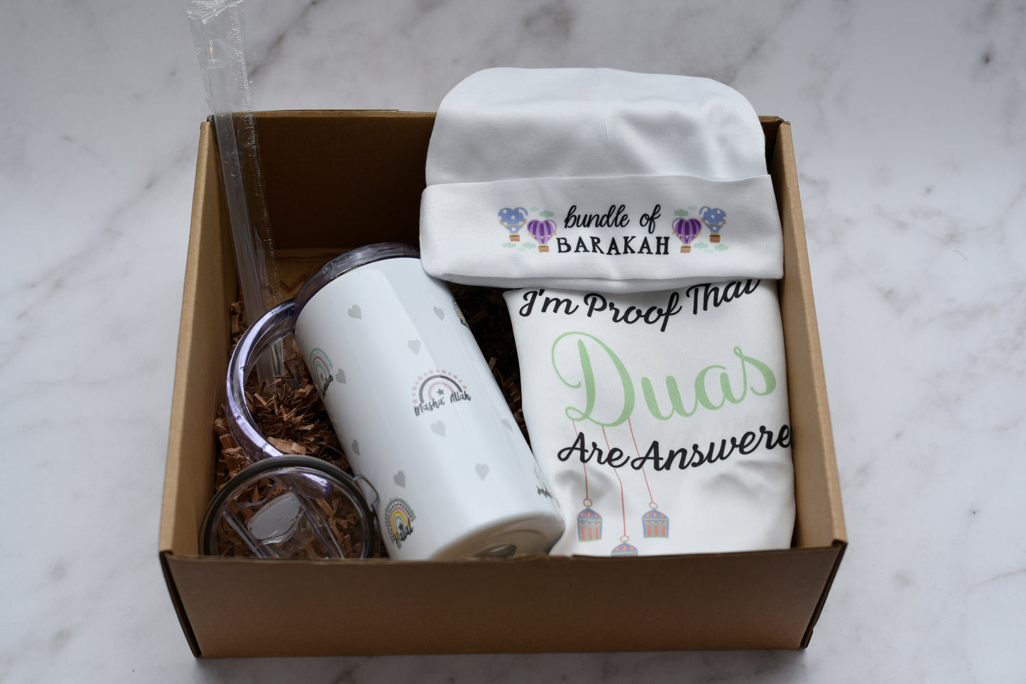 Rainbow Islamic Duas Sippy Cup Gift Set