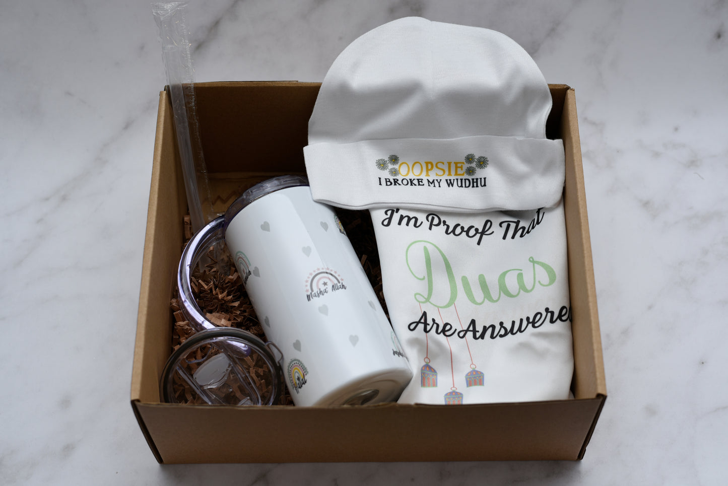 Rainbow Islamic Duas Sippy Cup Gift Set