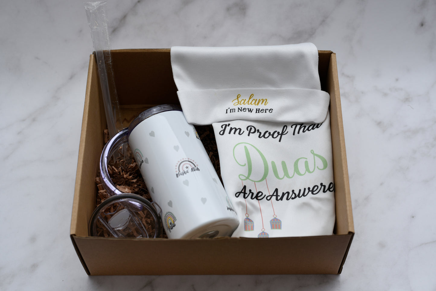 Rainbow Islamic Duas Sippy Cup Gift Set