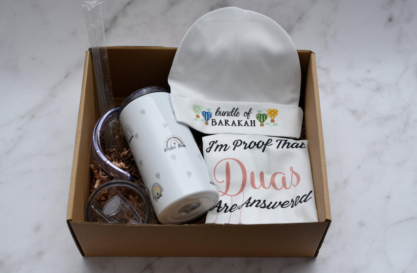 Rainbow Islamic Duas Sippy Cup Gift Set