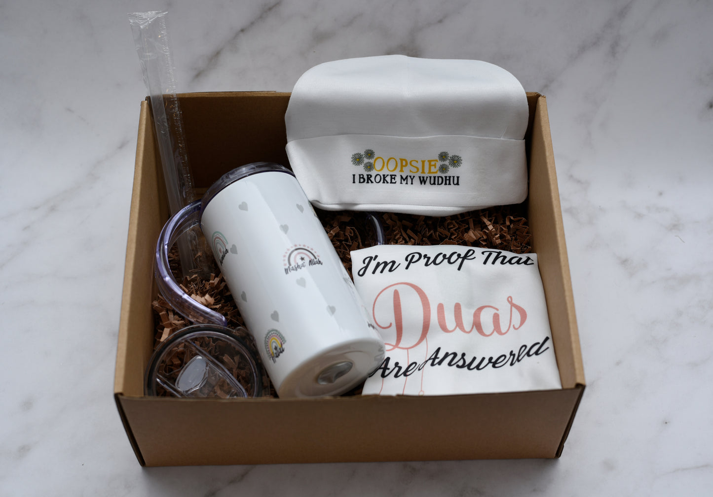 Rainbow Islamic Duas Sippy Cup Gift Set