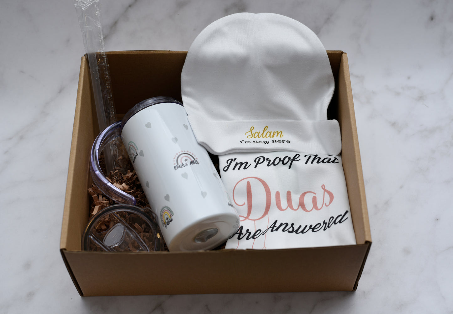 Rainbow Islamic Duas Sippy Cup Gift Set