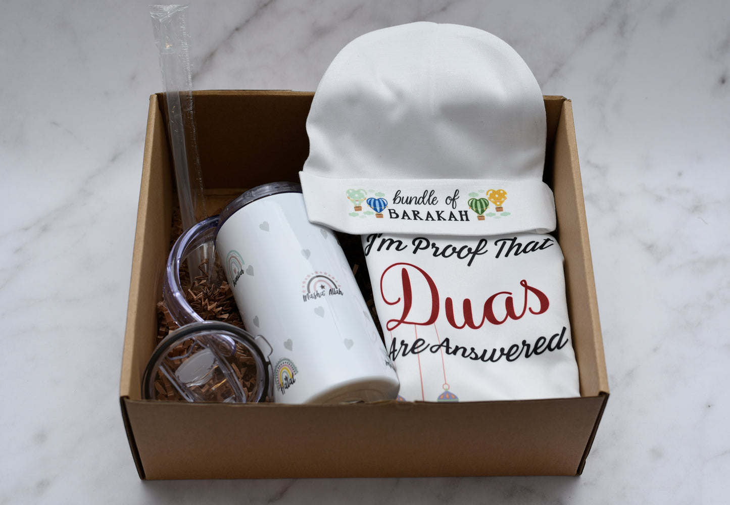 Rainbow Islamic Duas Sippy Cup Gift Set