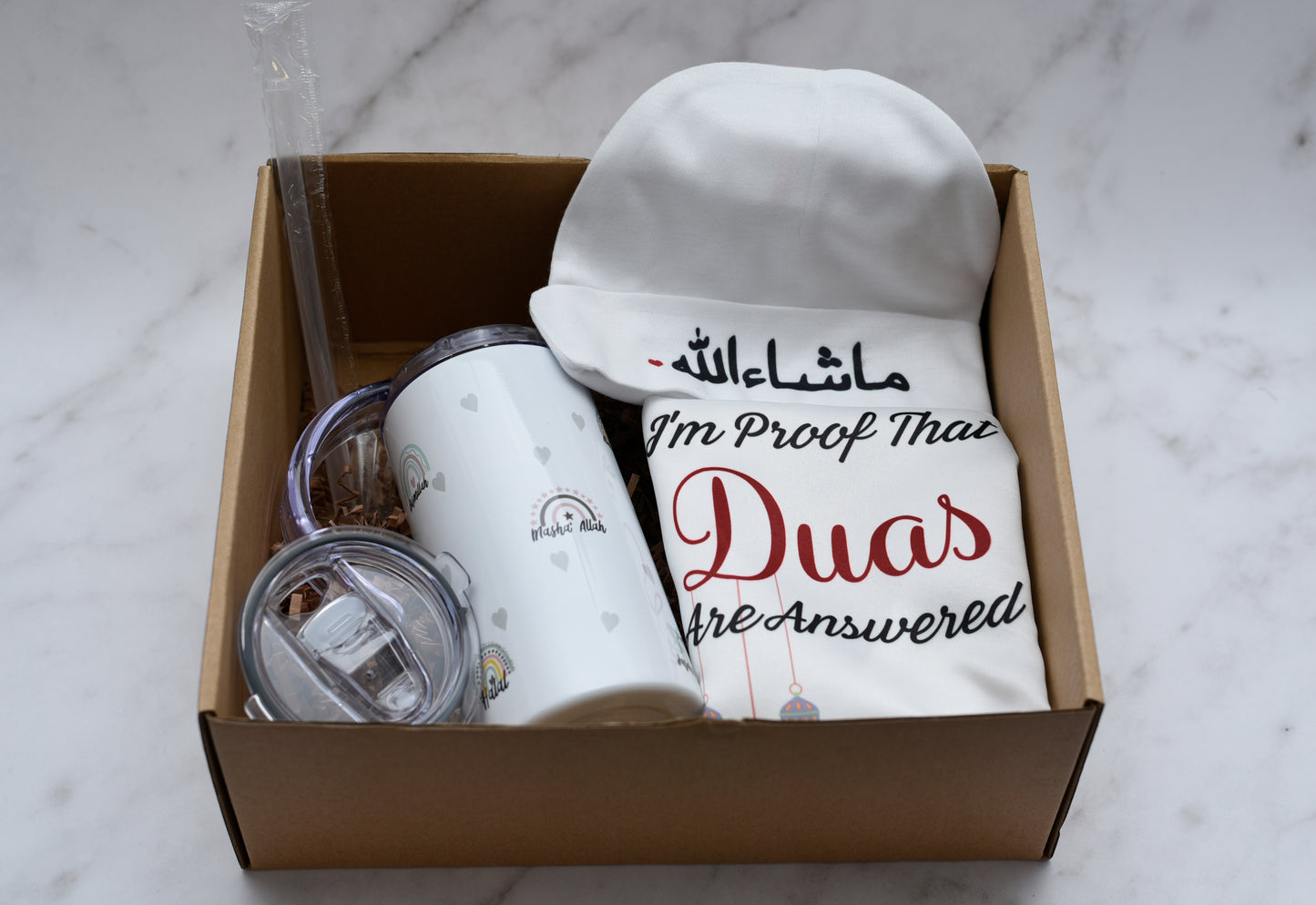 Rainbow Islamic Duas Sippy Cup Gift Set