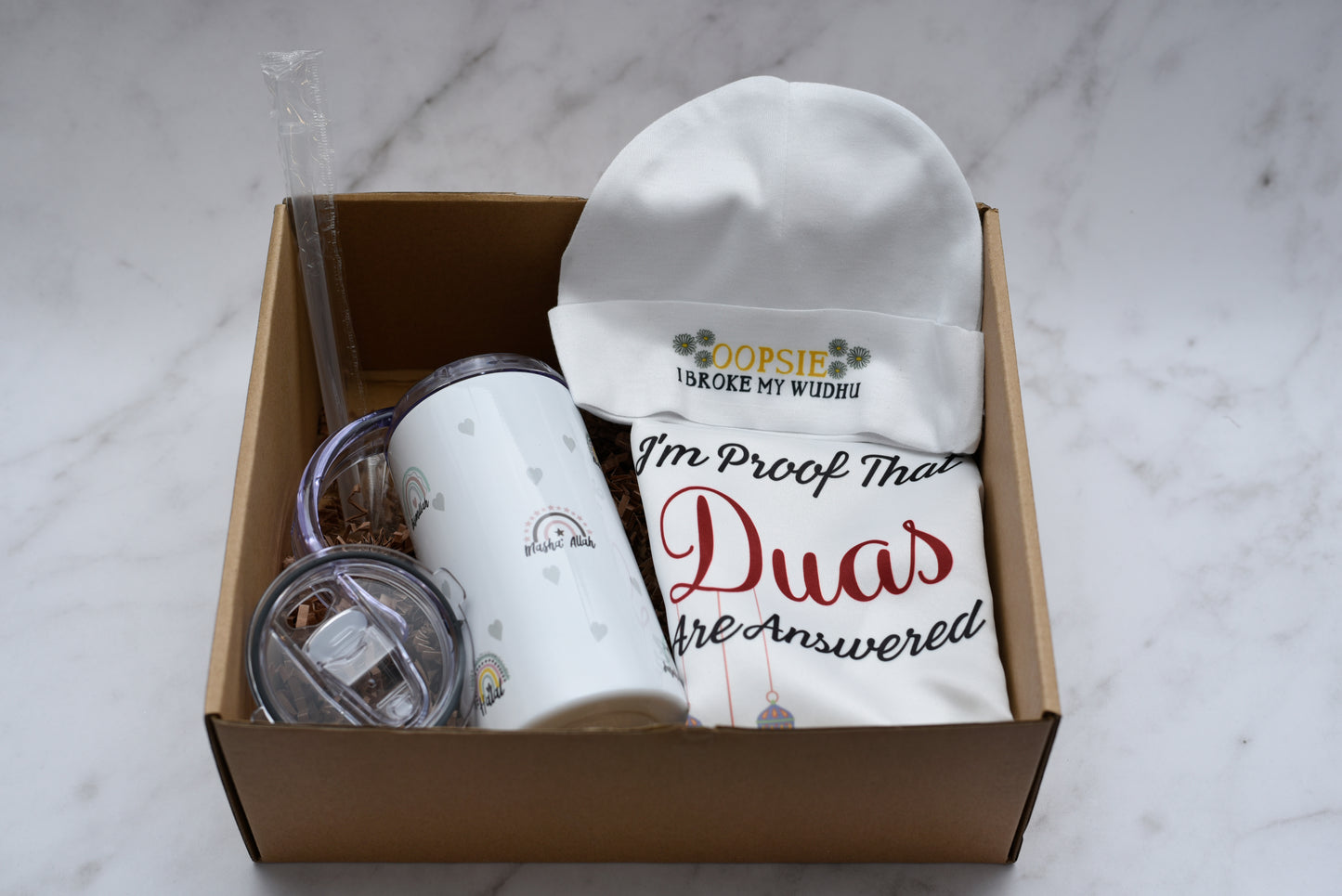 Rainbow Islamic Duas Sippy Cup Gift Set
