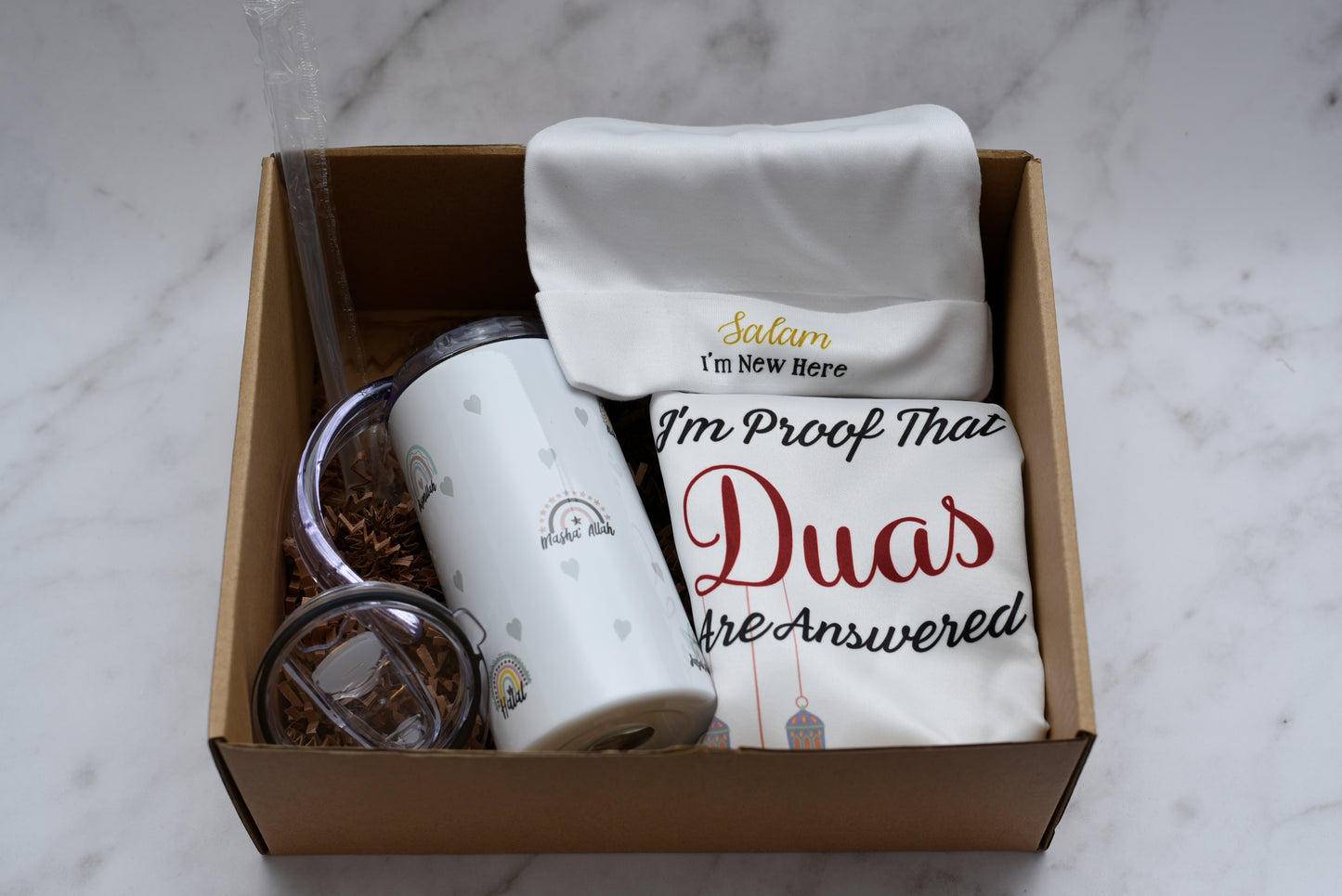 Rainbow Islamic Duas Sippy Cup Gift Set