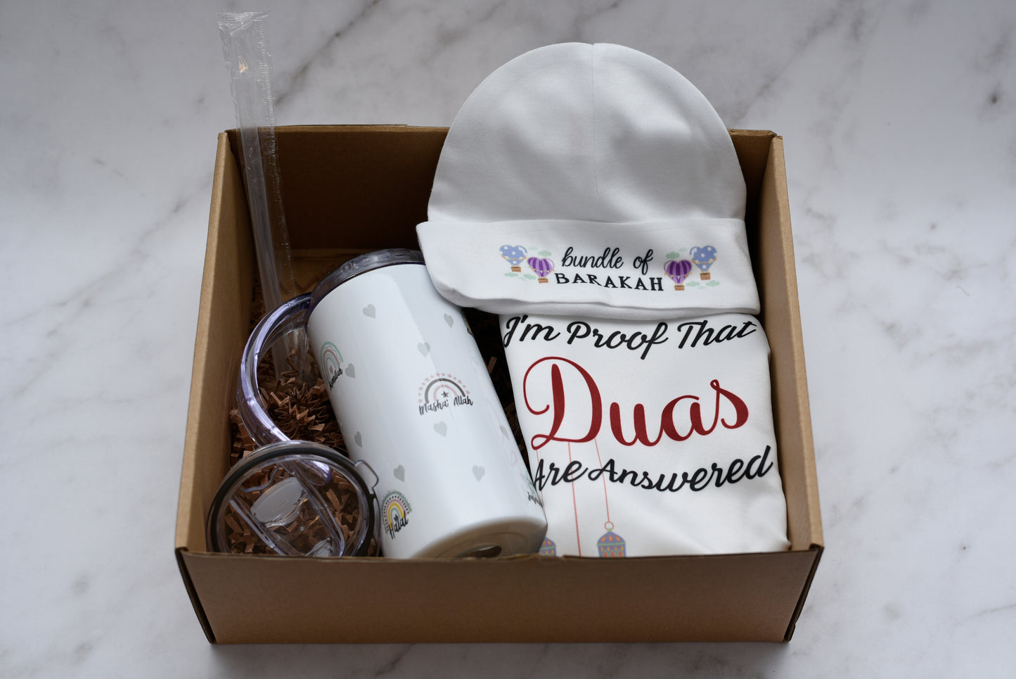 Rainbow Islamic Duas Sippy Cup Gift Set