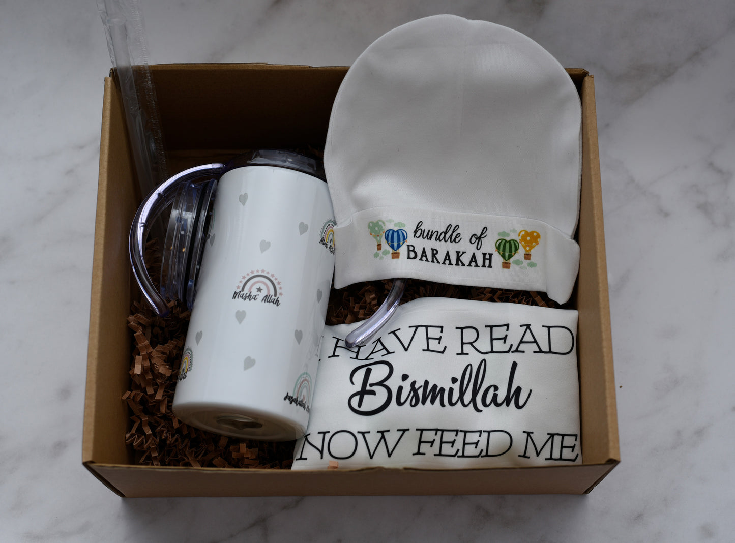 Rainbow Islamic Duas Sippy Cup Gift Set