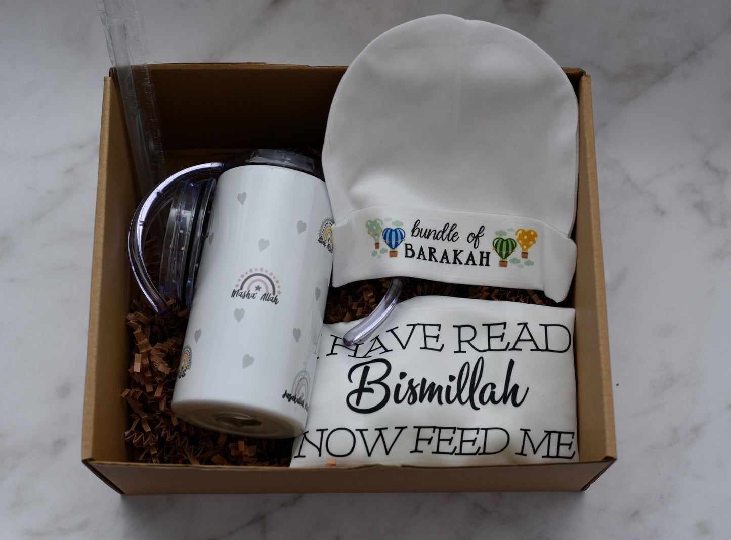 Rainbow Islamic Duas Sippy Cup Gift Set