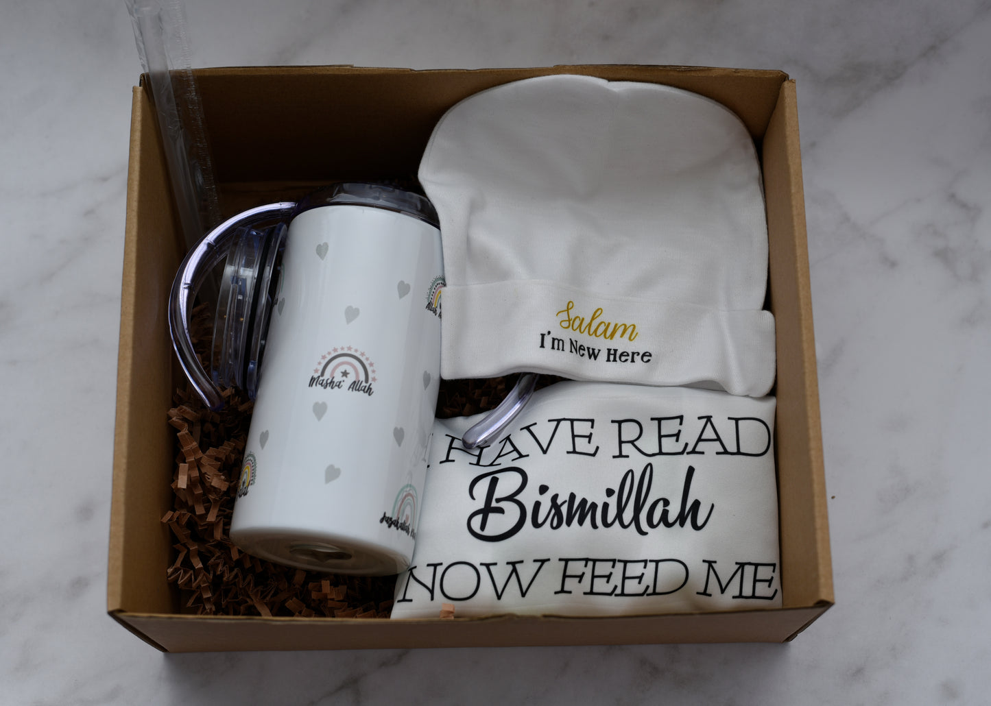 Rainbow Islamic Duas Sippy Cup Gift Set