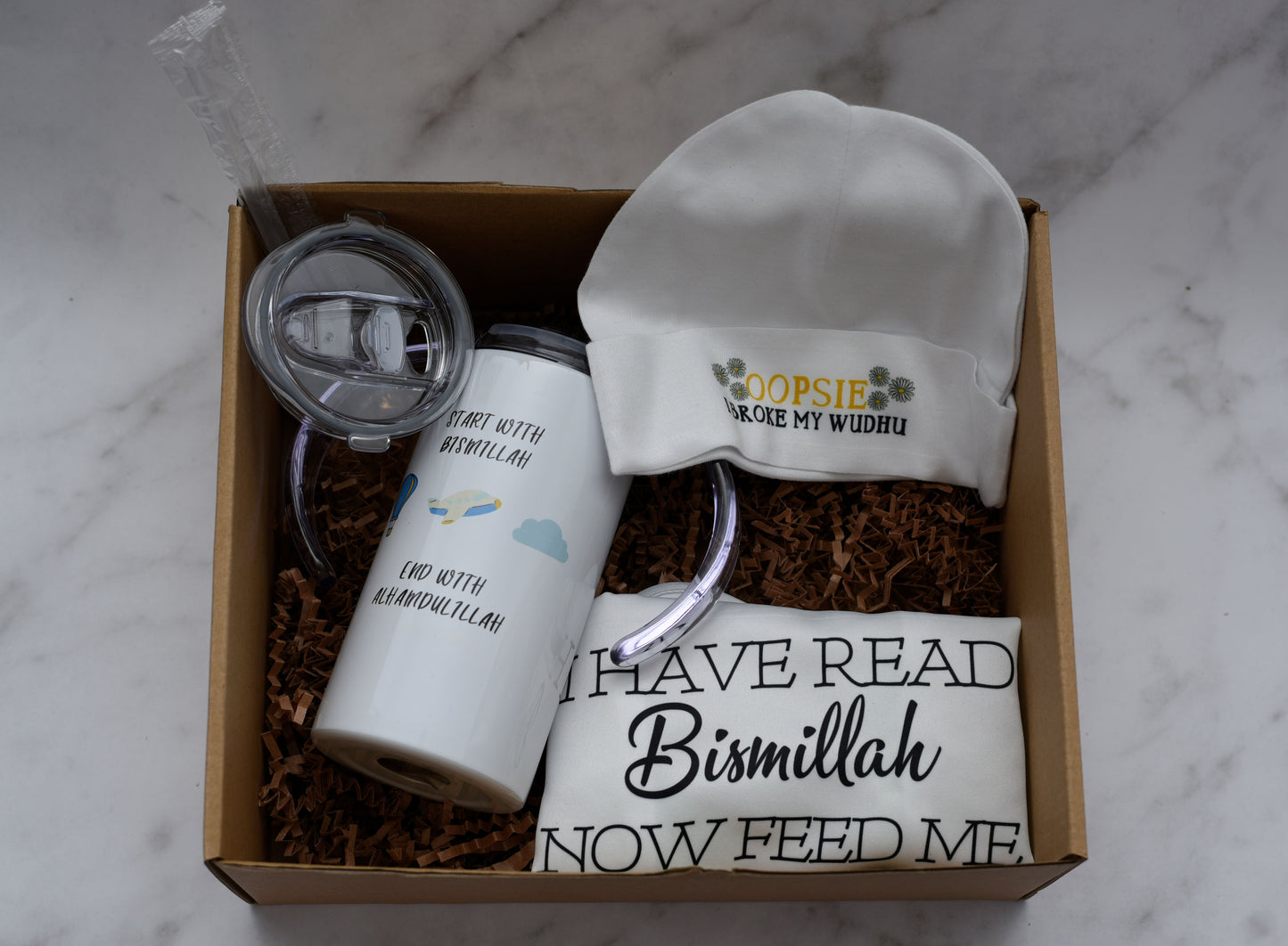 Start with Bismillah Sippy Cup Gift Set