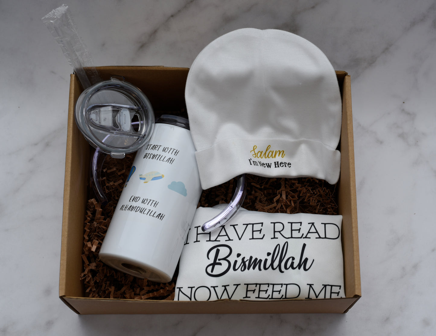 Start with Bismillah Sippy Cup Gift Set