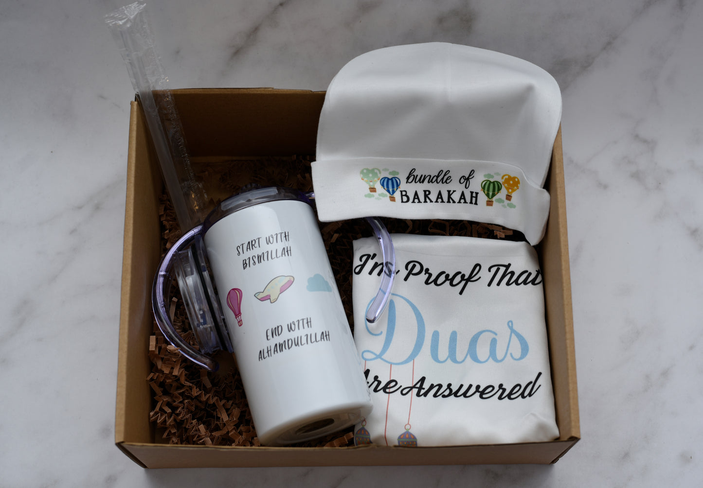 Start with Bismillah Sippy Cup Gift Set