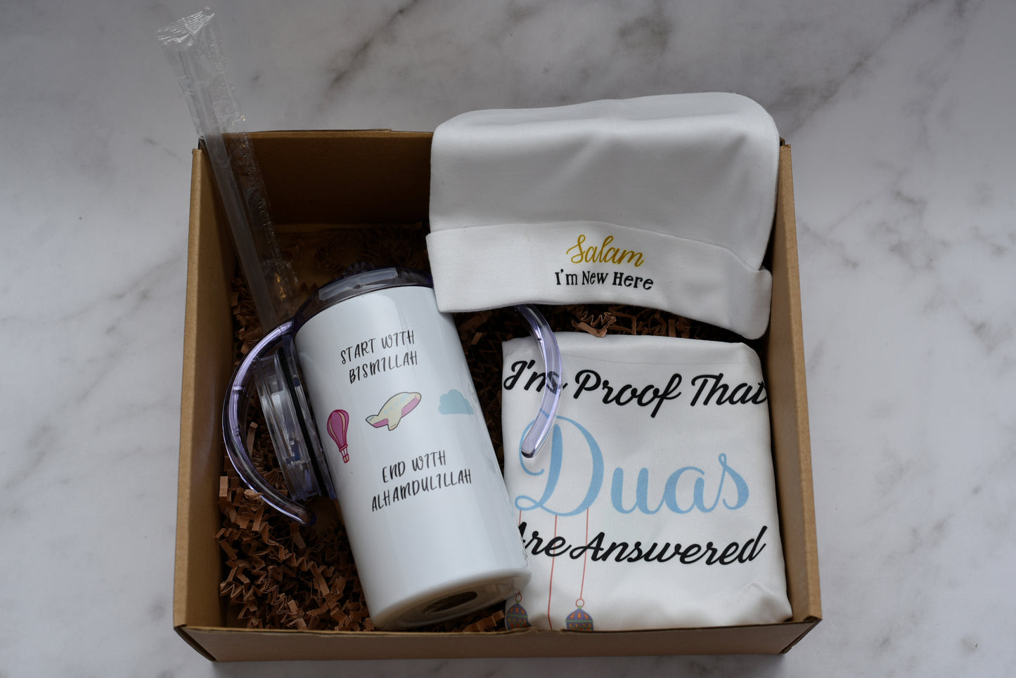 Start with Bismillah Sippy Cup Gift Set