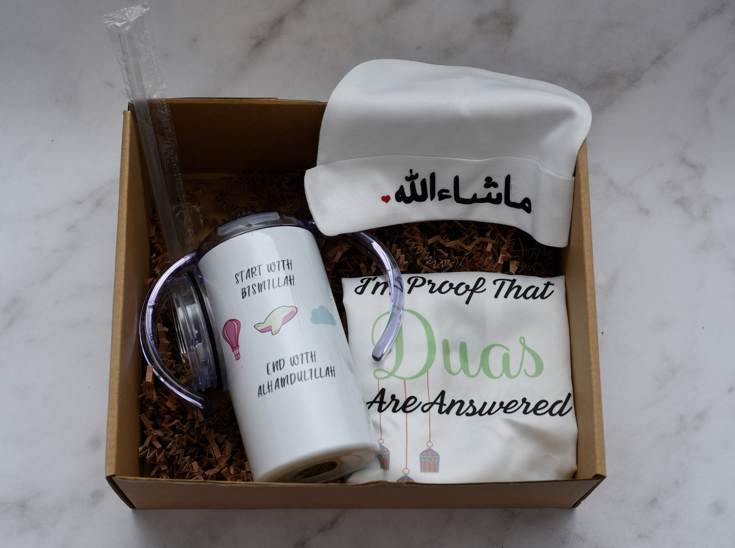 Start with Bismillah Sippy Cup Gift Set