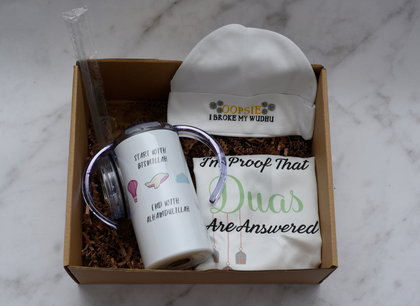 Start with Bismillah Sippy Cup Gift Set