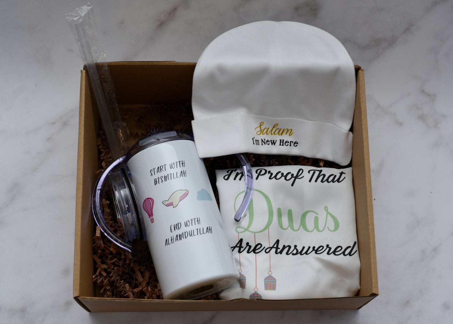 Start with Bismillah Sippy Cup Gift Set