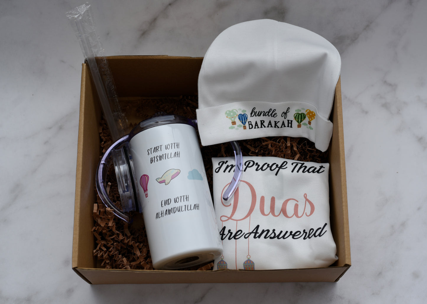 Start with Bismillah Sippy Cup Gift Set