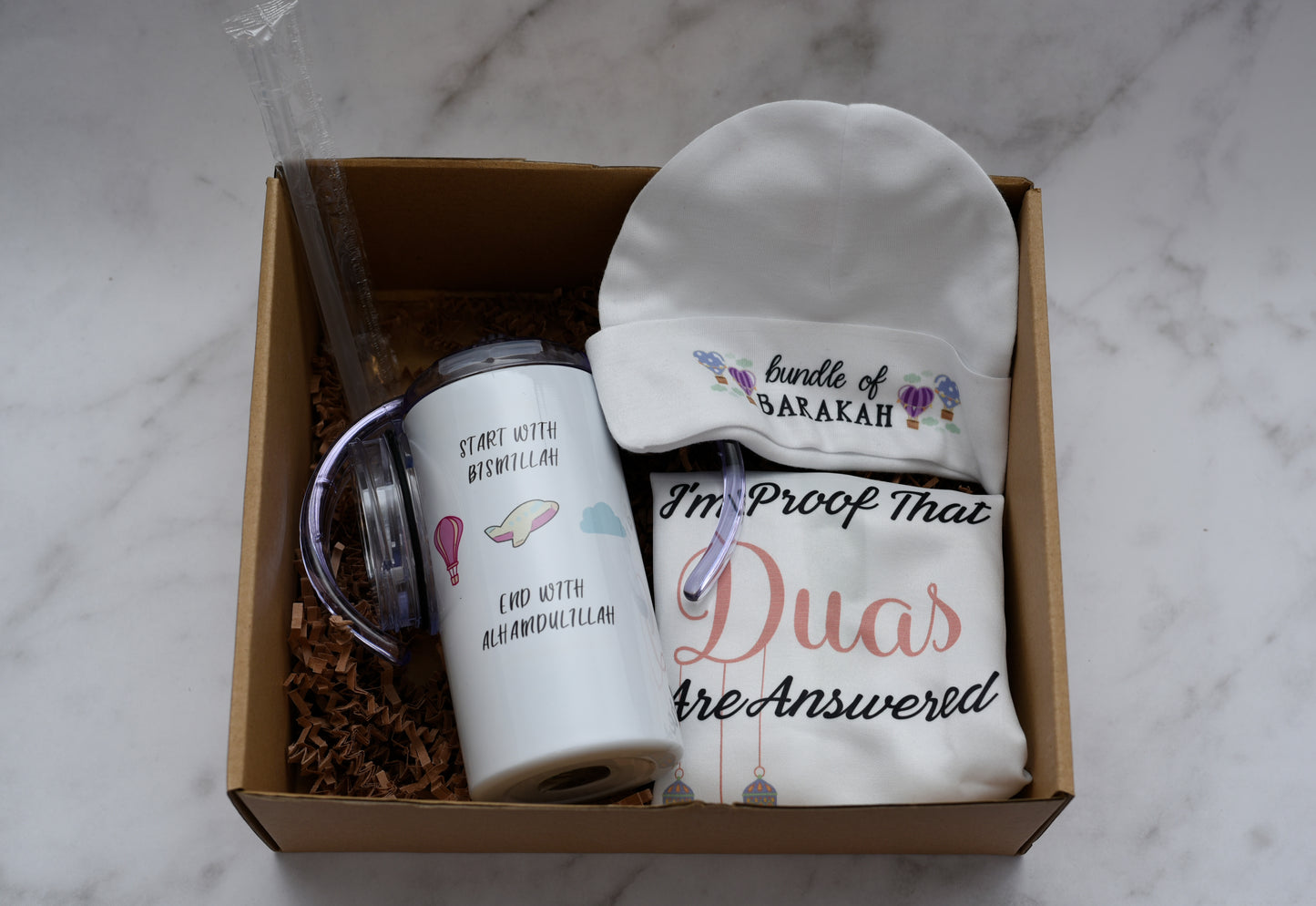 Start with Bismillah Sippy Cup Gift Set