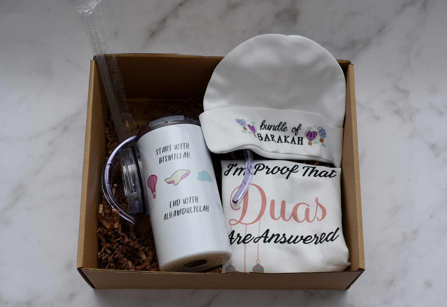 Start with Bismillah Sippy Cup Gift Set