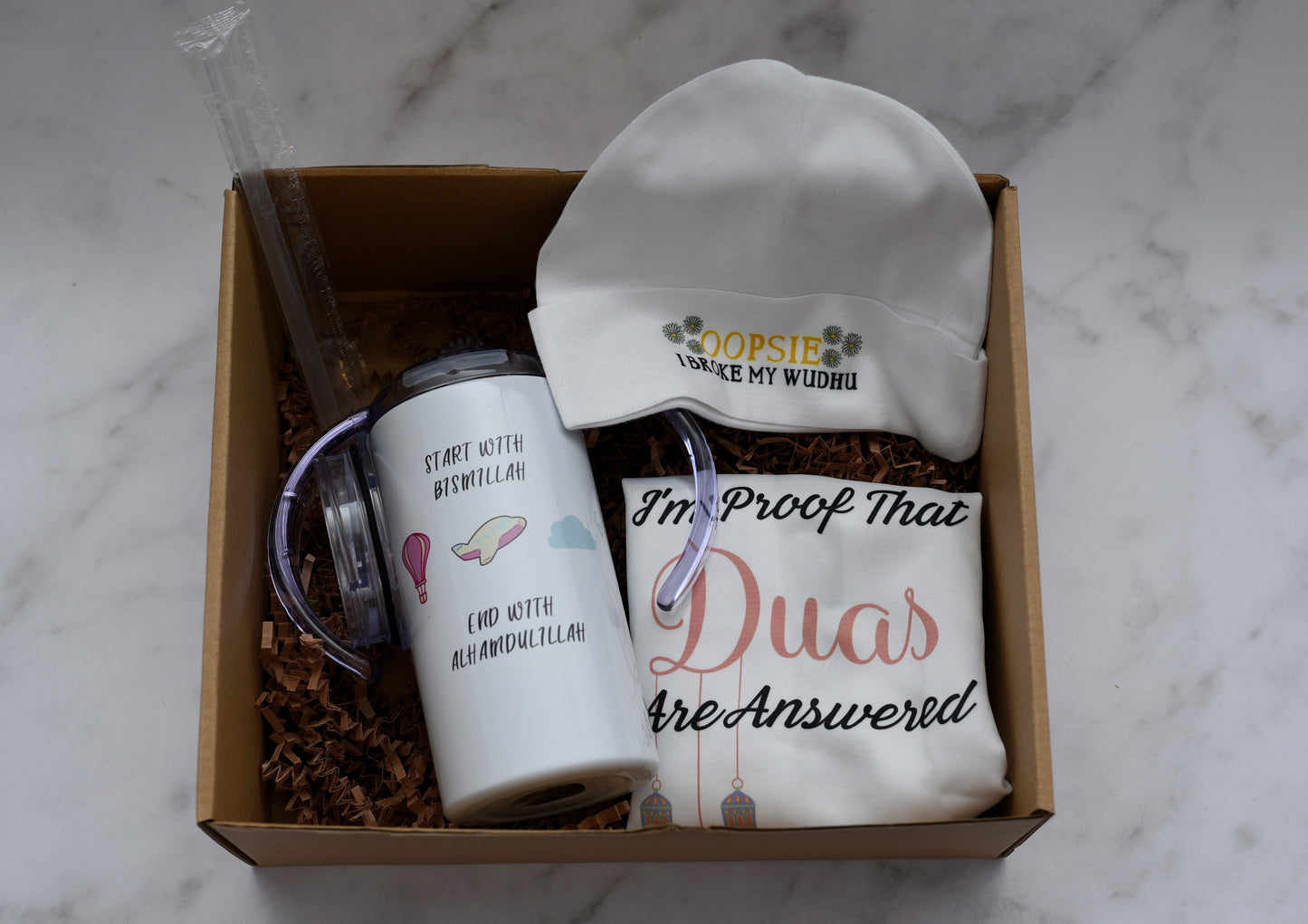 Start with Bismillah Sippy Cup Gift Set