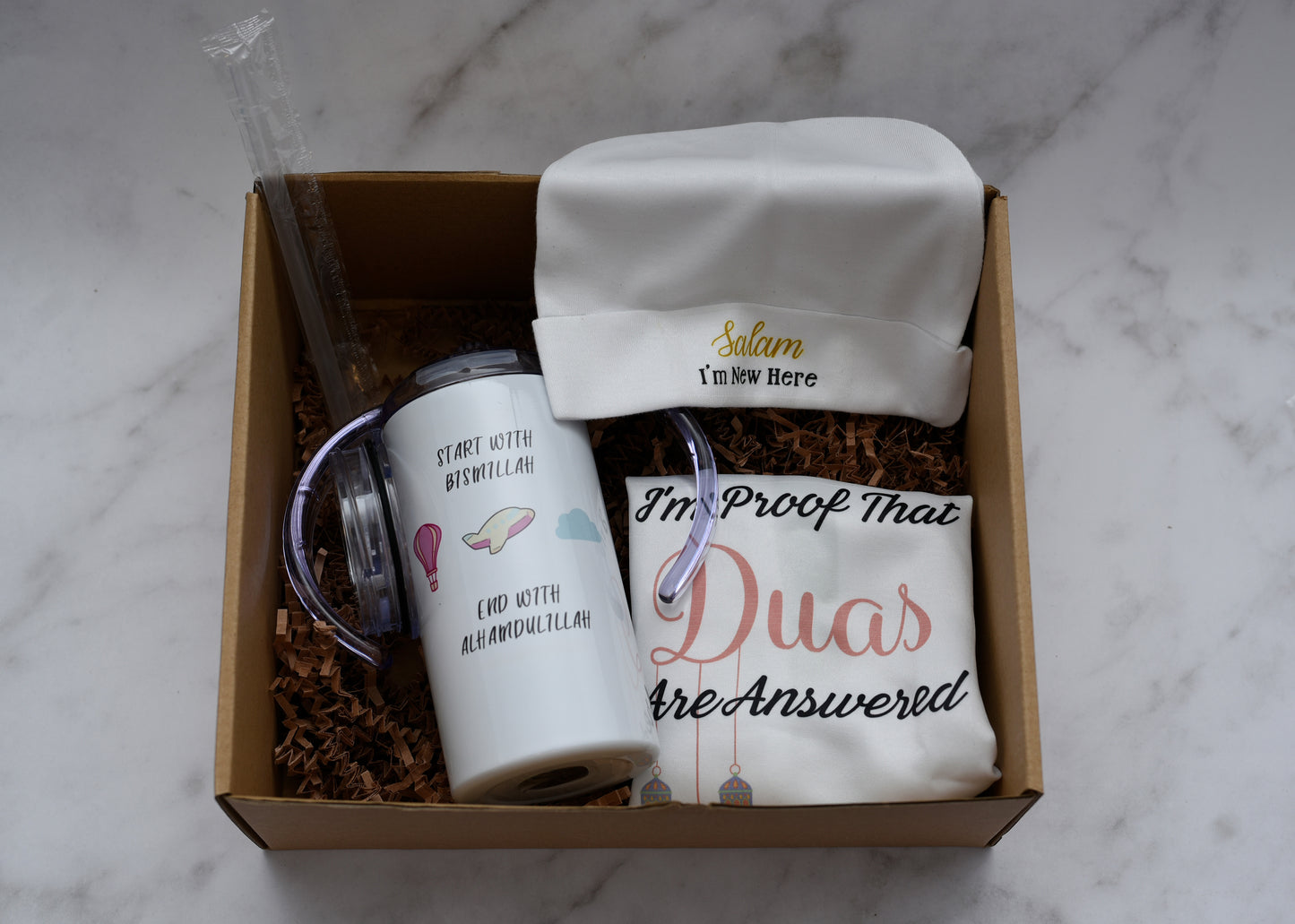 Start with Bismillah Sippy Cup Gift Set