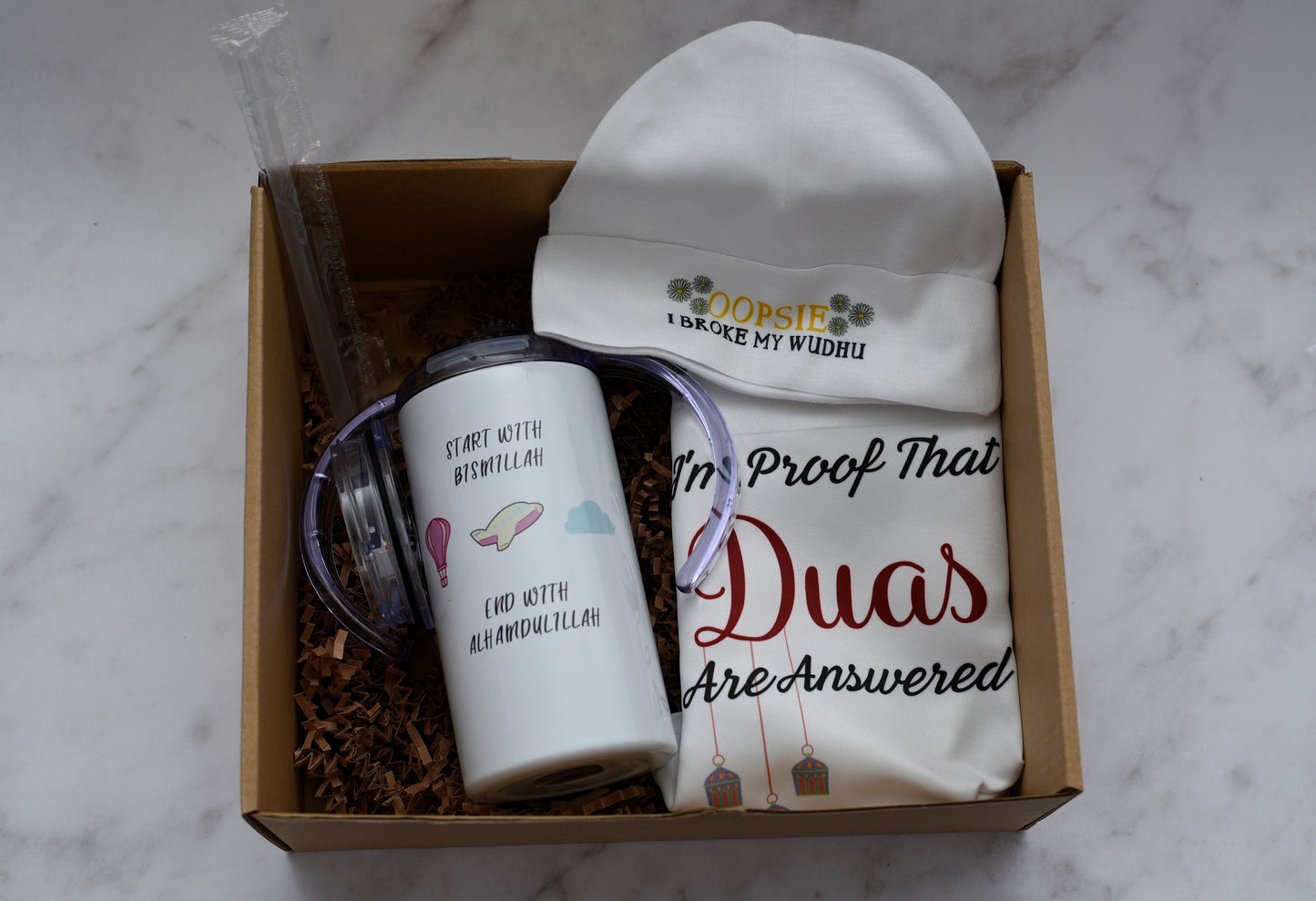 Start with Bismillah Sippy Cup Gift Set