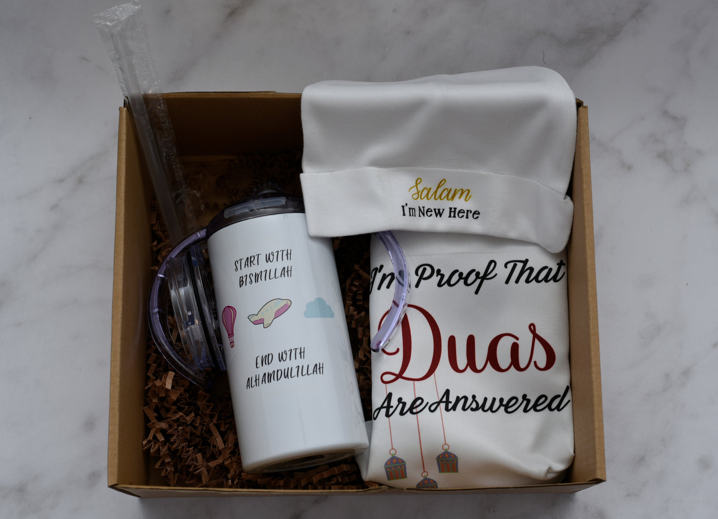 Start with Bismillah Sippy Cup Gift Set