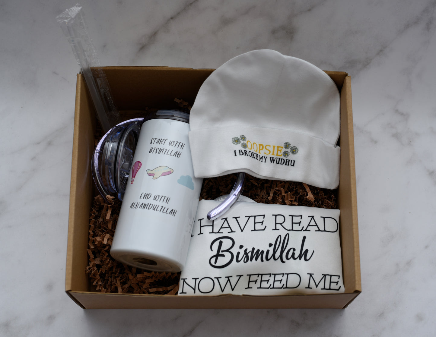 Start with Bismillah Sippy Cup Gift Set