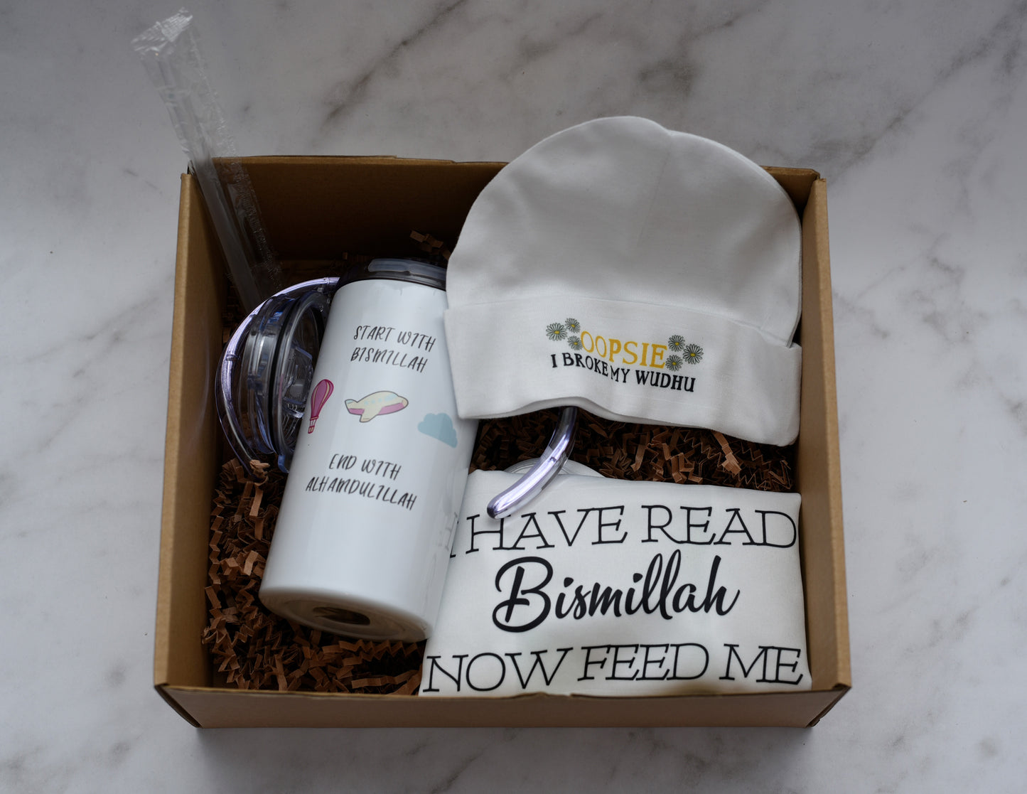 Start with Bismillah Sippy Cup Gift Set