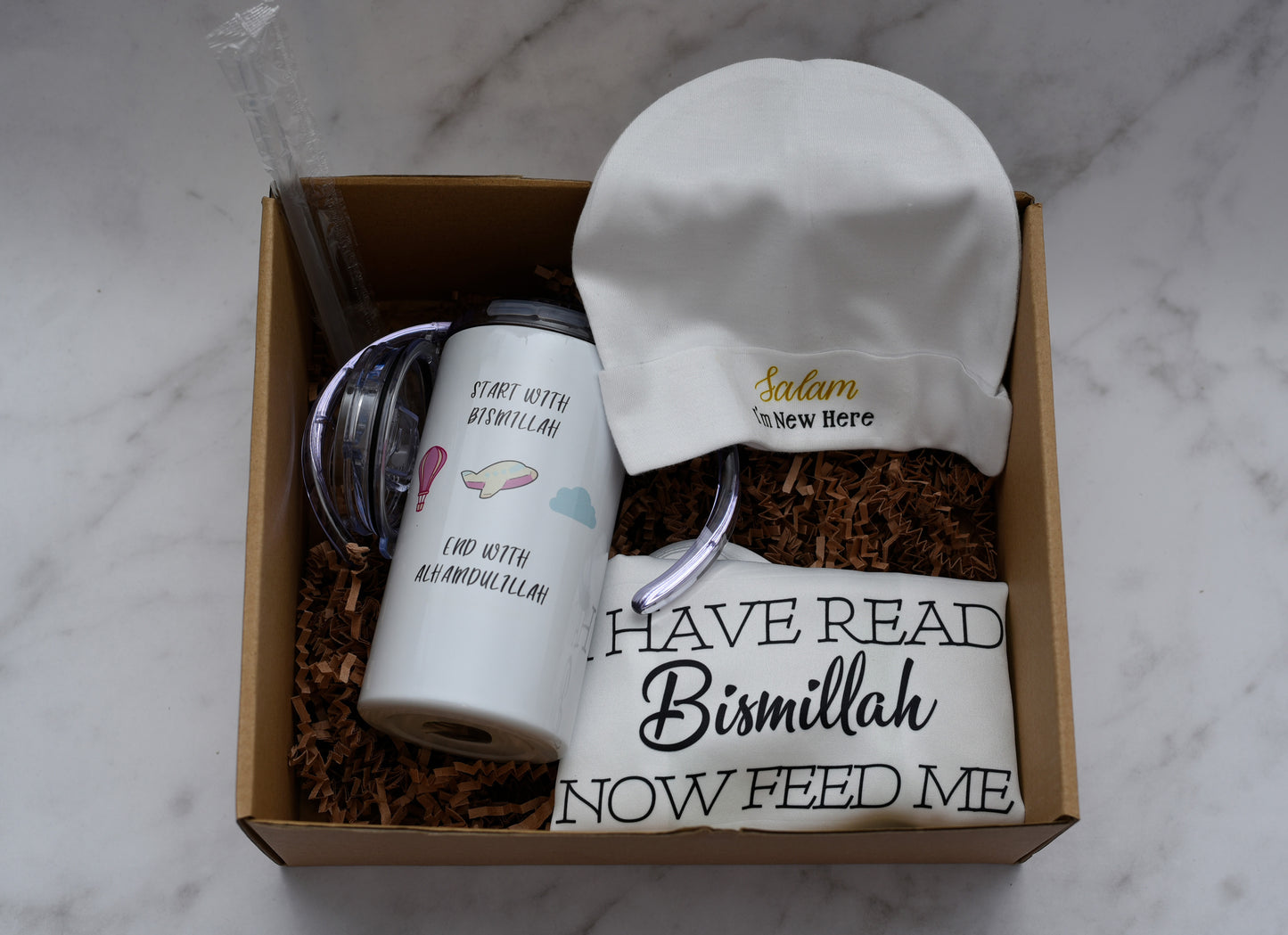 Start with Bismillah Sippy Cup Gift Set