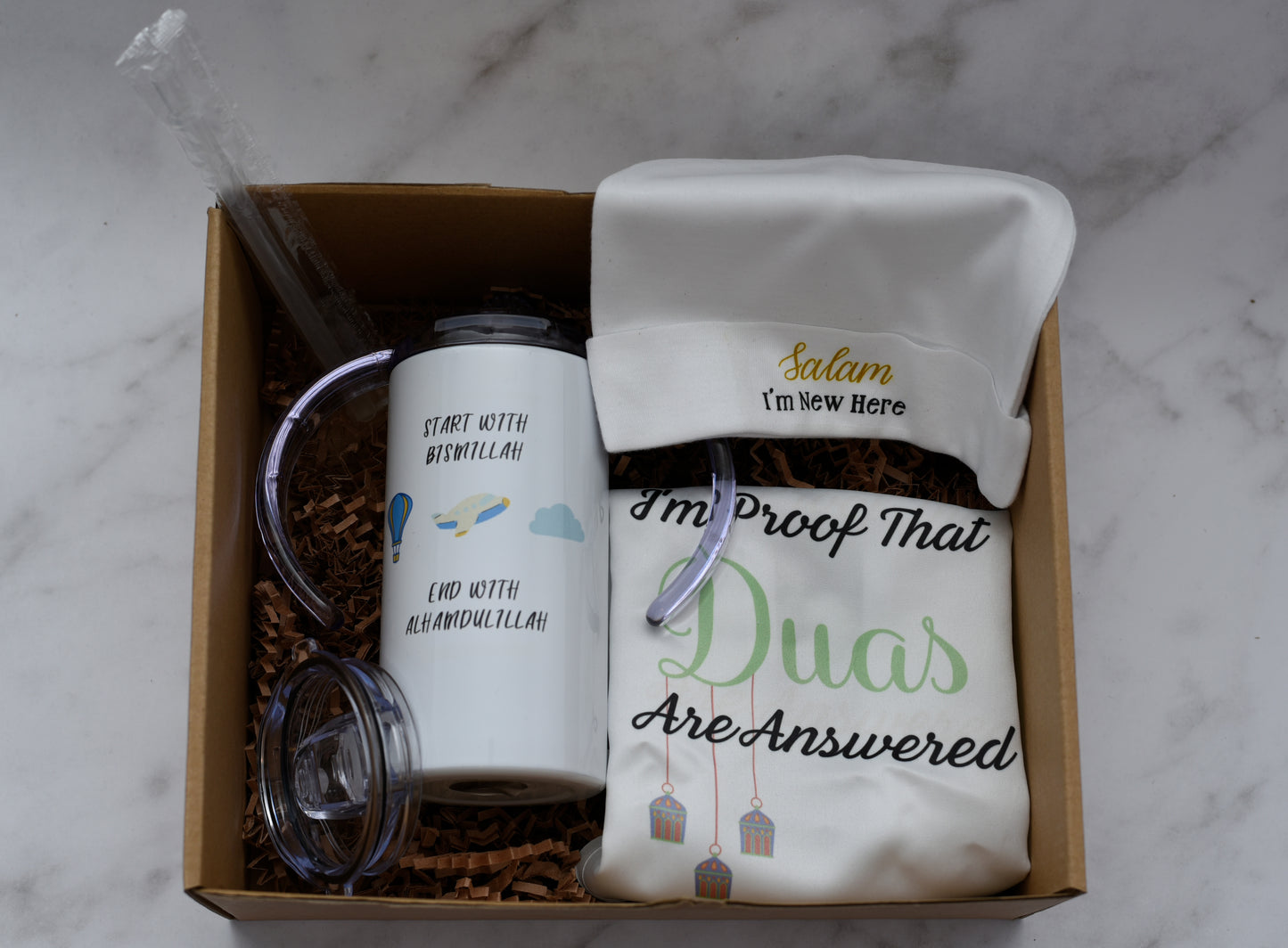 Start with Bismillah Sippy Cup Gift Set