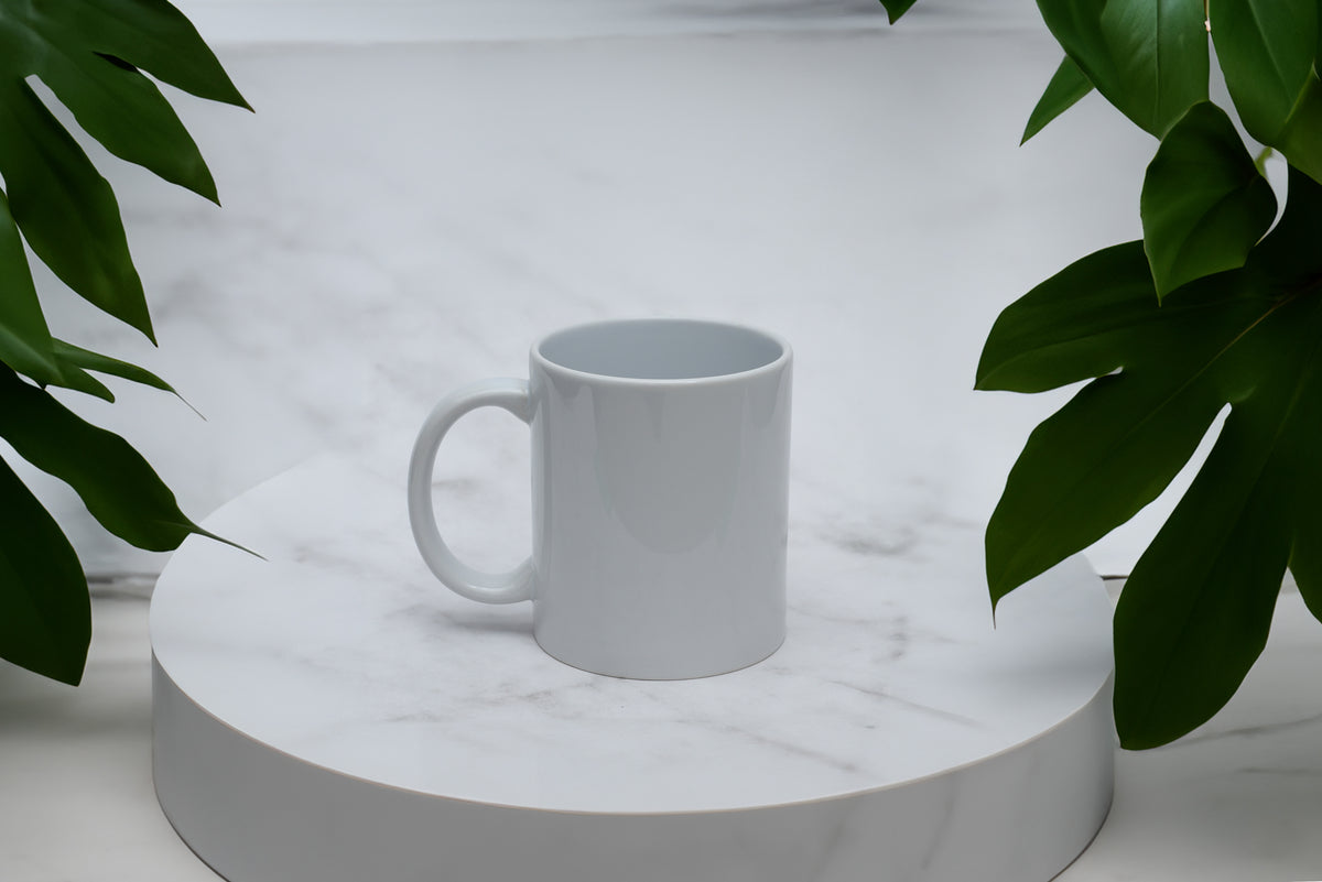 11oz White Ceramic Mug - LP W11OZ-AAA