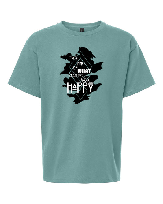 Do More Of What Makes You Happy Youth Short Sleeve T-Shirt