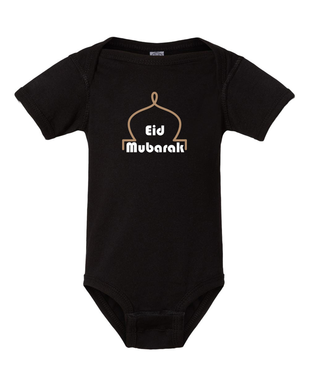Eid Mubarak Infant Short Sleeve Onesie