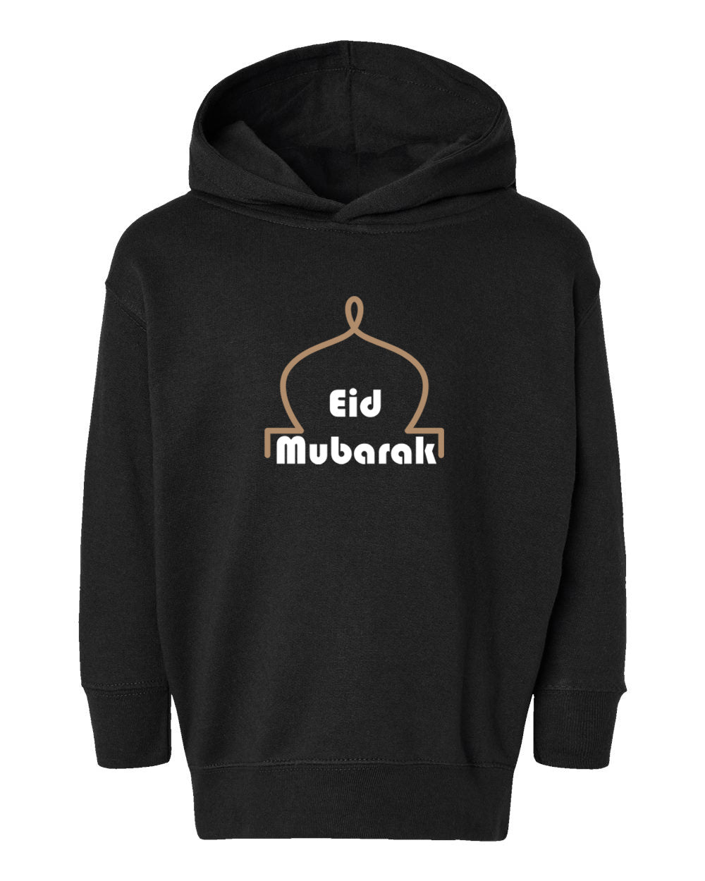 Eid Mubarak Toddler Pullover Fleece Hoodie