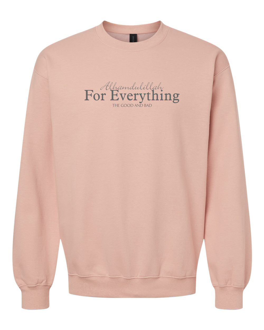 Alhamdulillah For Everything (English) Adult Crewneck