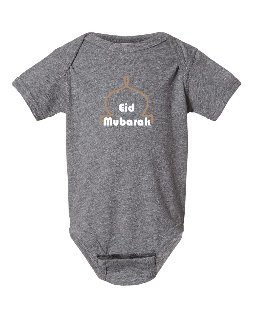 Eid Mubarak Infant Short Sleeve Onesie