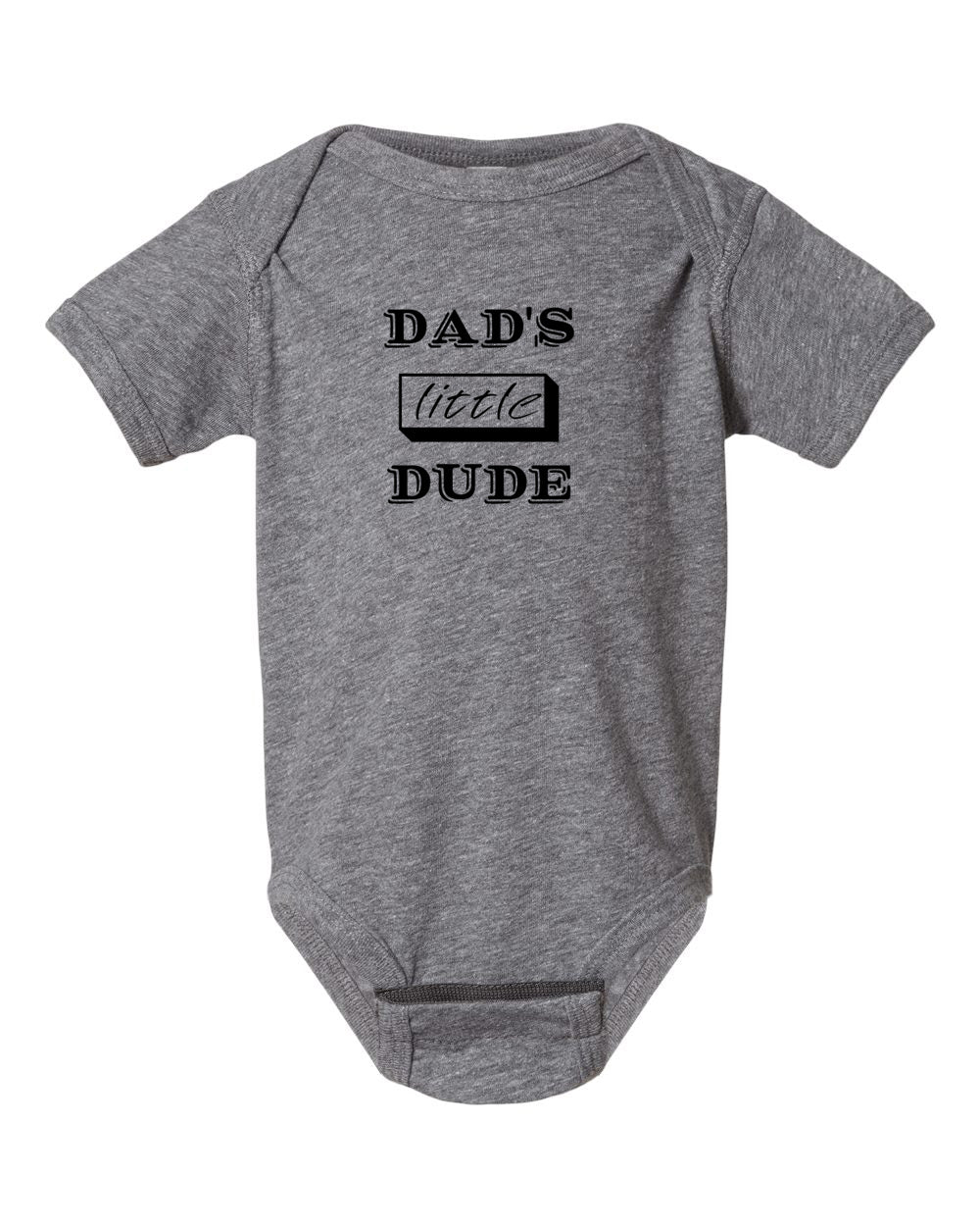 Dad's Little Dude Infant Short Sleeve Onesie