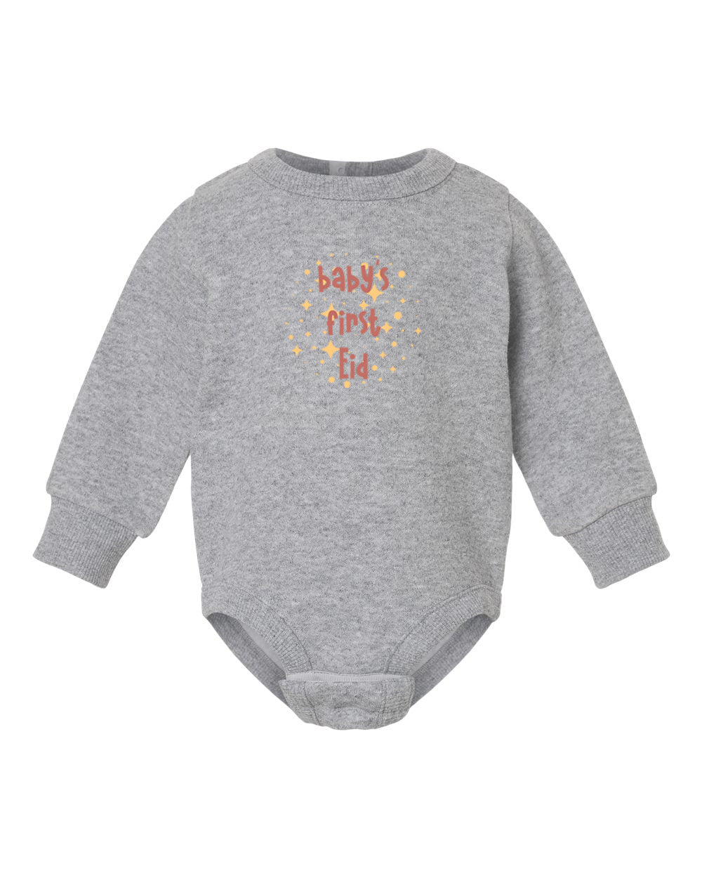 baby's first Eid Infant Fleece Long Sleeve Onesie