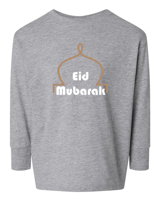 Eid Mubarak Toddler Long Sleeve T-Shirt