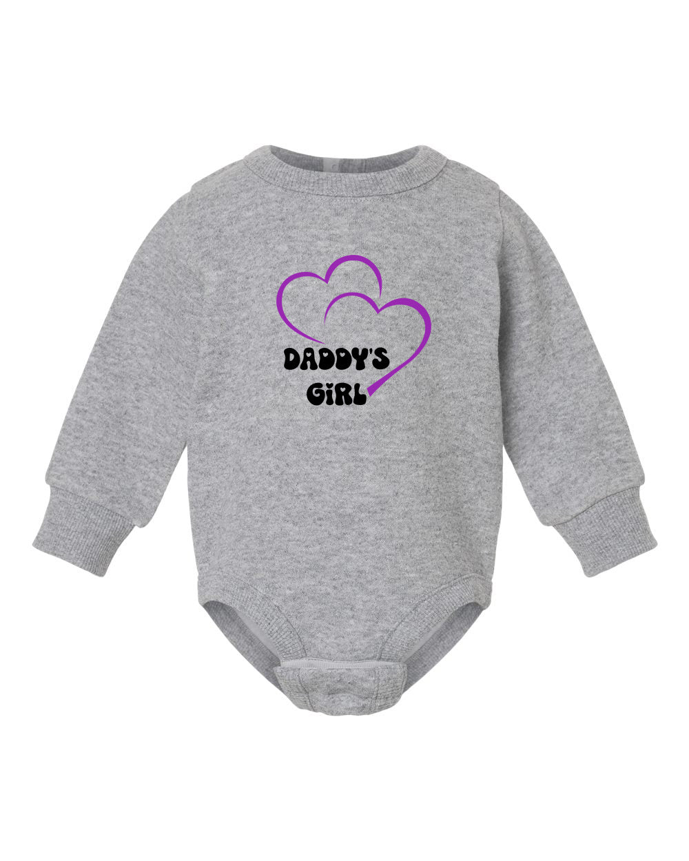 Daddy's Girl Infant Fleece Long Sleeve Onesie